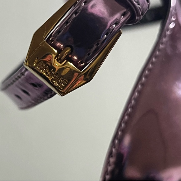 Authentic Versace shoe and matching bag Size 6.5 Sandal Lillia crystal - Picture 5 of 16